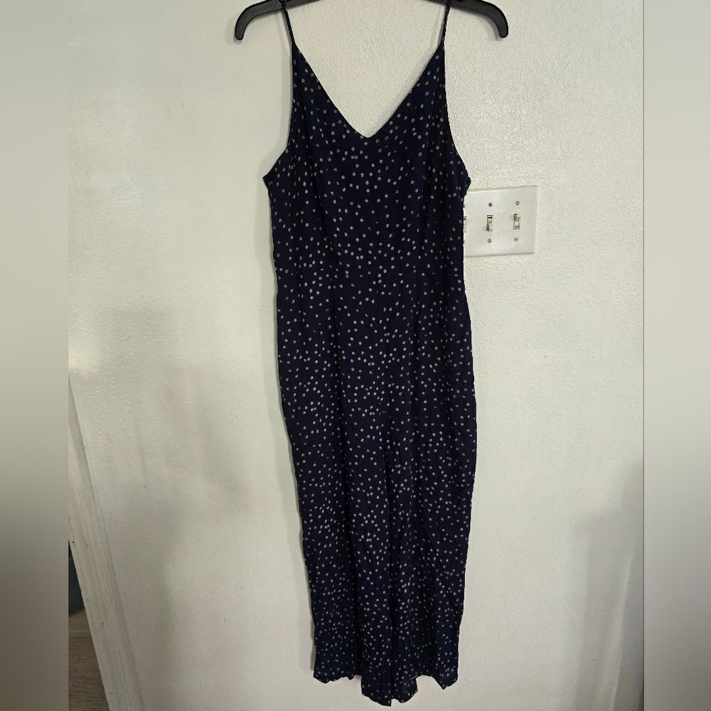 Rails Gabrielle Navy Speckeled Dots Jumpsuit Wide… - image 2